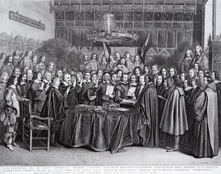 The Swearing of the Oath of Ratification of the Treaty of Westphalia at Munster, 24th October 1648